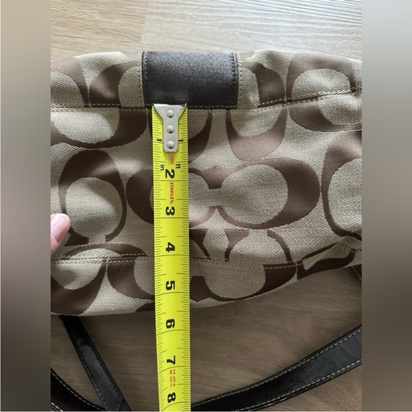 Coach logo canvas bag with dust bag - Picture 6 of 17